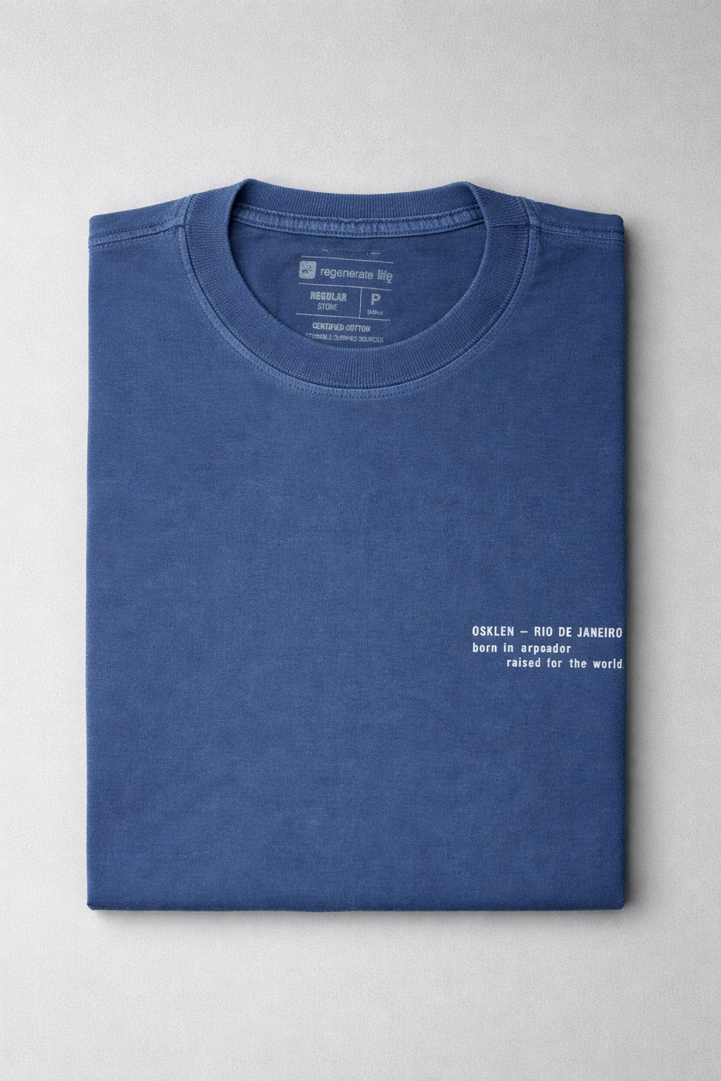 Camiseta Osklen | Regular Stone - Azul Oceano