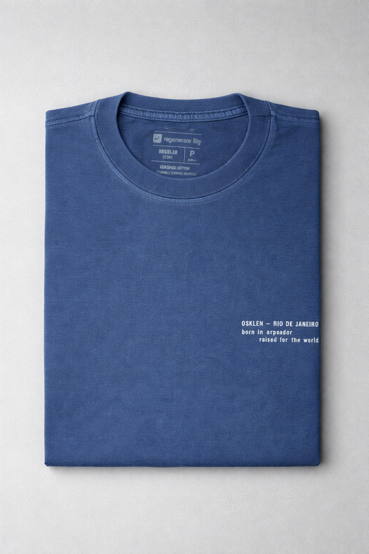 Camiseta Osklen | Regular Stone - Azul Oceano
