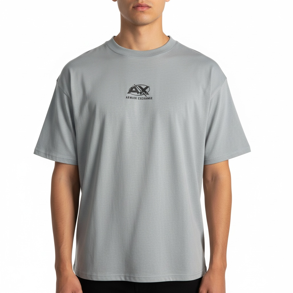 Camiseta Armani | Oversized - Cinza