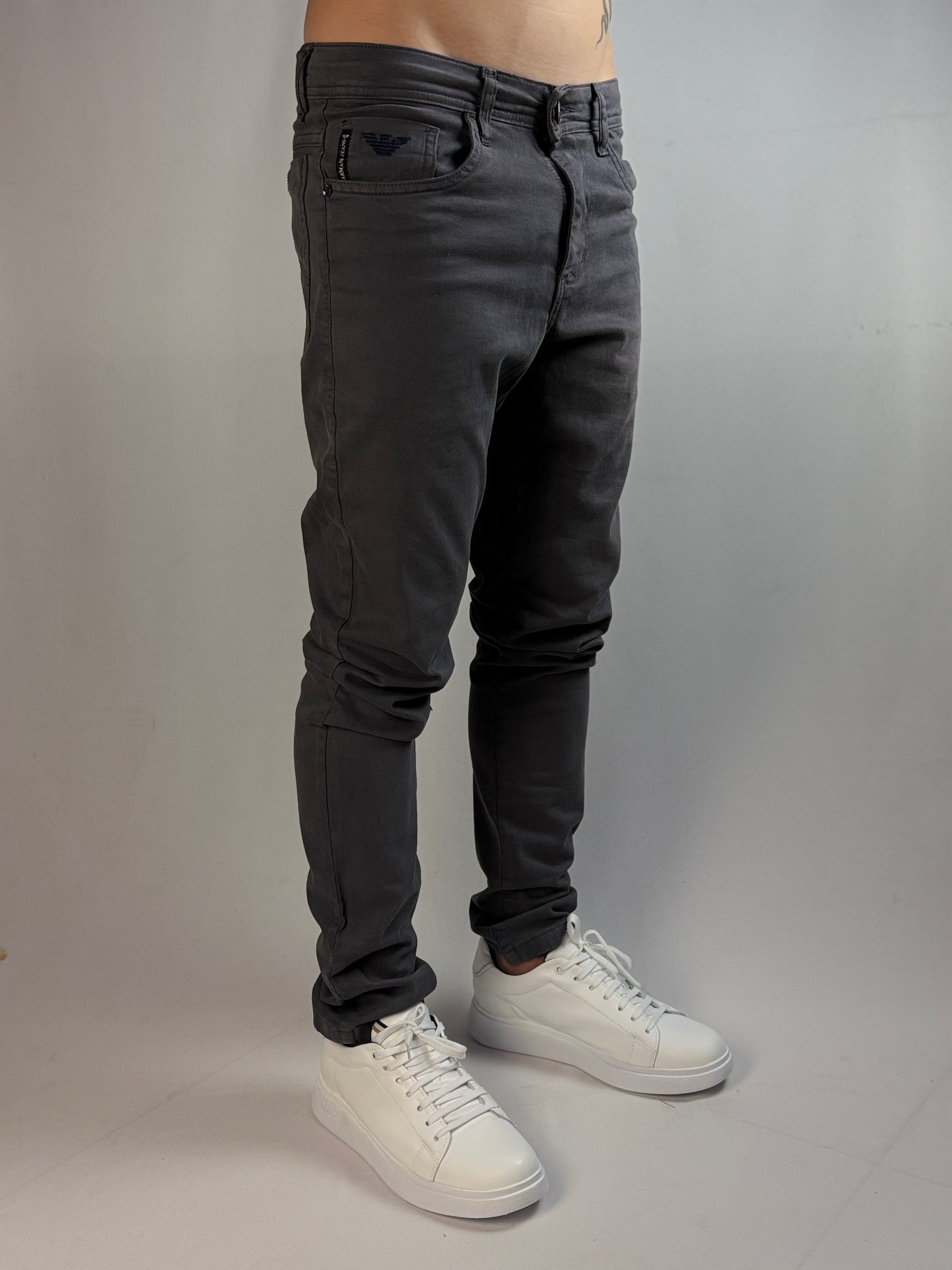 Calça Jeans Armani | Skinny - Cinza