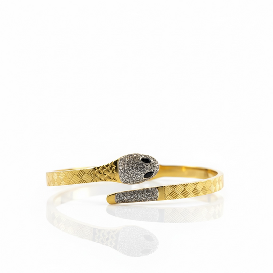 Bracelete Snake | Iconic Luxury 2 anos de garantia - Gold Steel