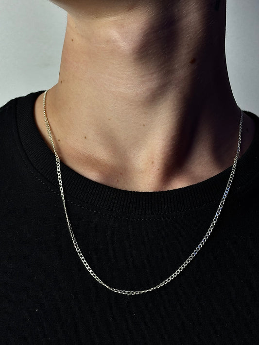 Corrente De Prata Grumet 60CM