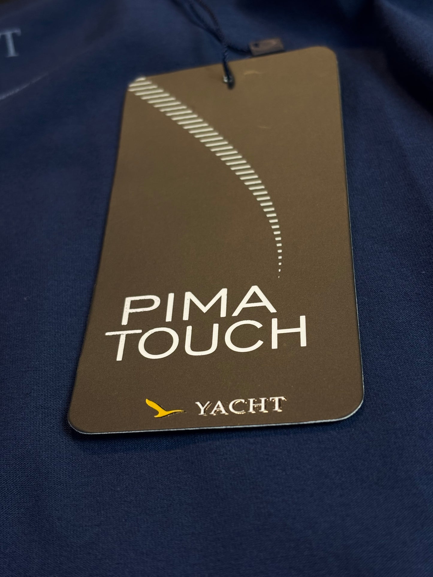 Camiseta Yacht Pima Touch Azul