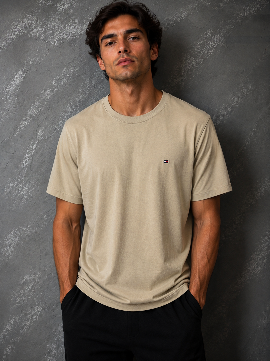 T-Shirt Tommy | Pima - Bege