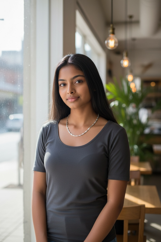 Corrente trançada Prata 925 italiana