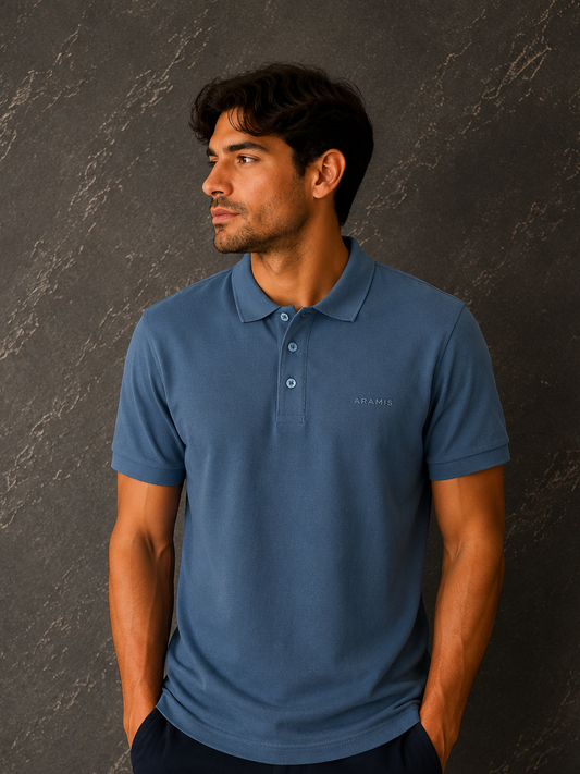 Camisa Polo Aramis Azul Escuro