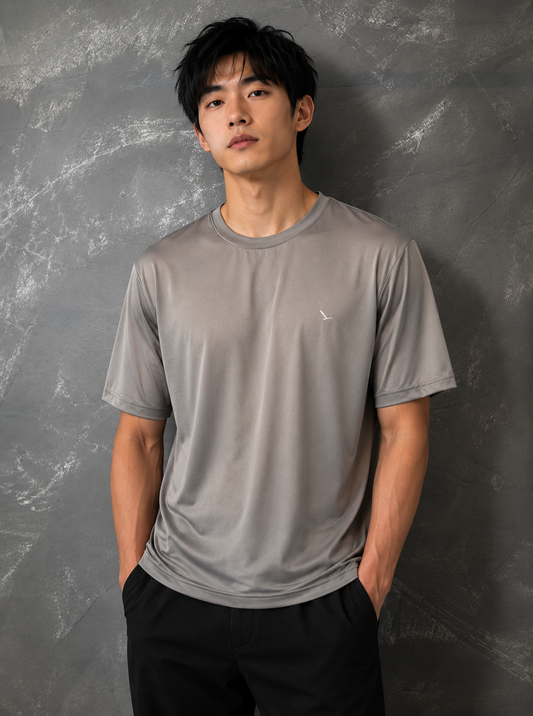 Camiseta Yacht Dry Level Cinza