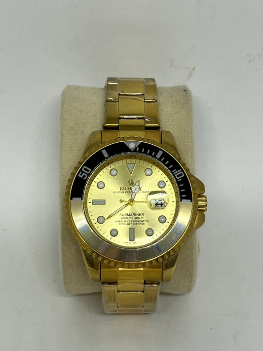 RELÓGIO ROLEX SUBMARINER DOURADO