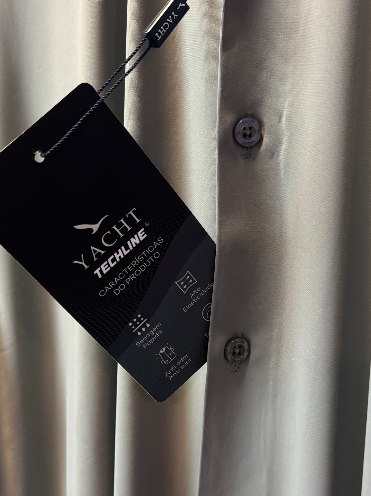Camisa Social Yacht - Slim Fit  - Grafite