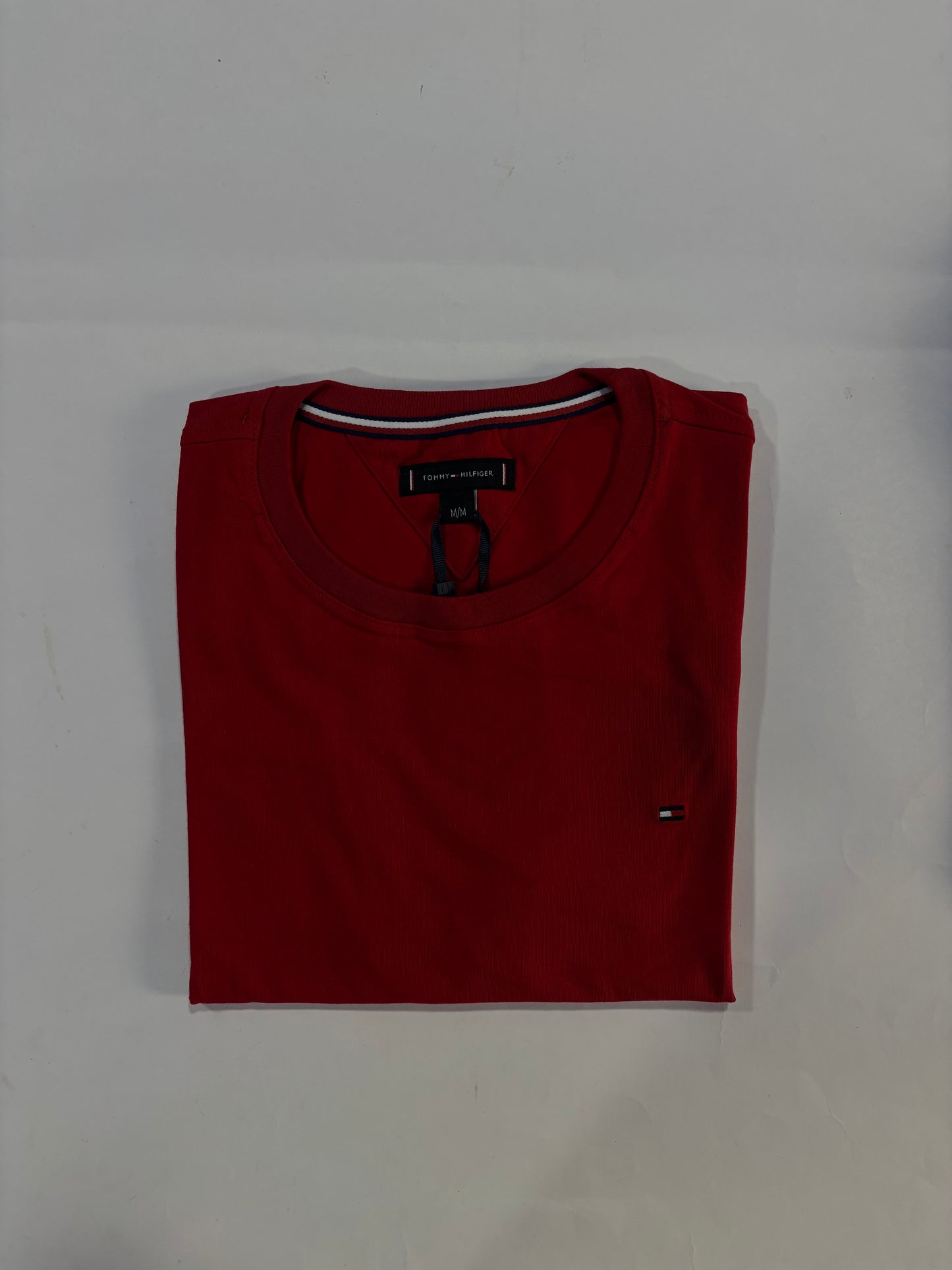 T-Shirt Tommy | Special Tee Super Cotton Pima - Flag Vermelho Ferrari