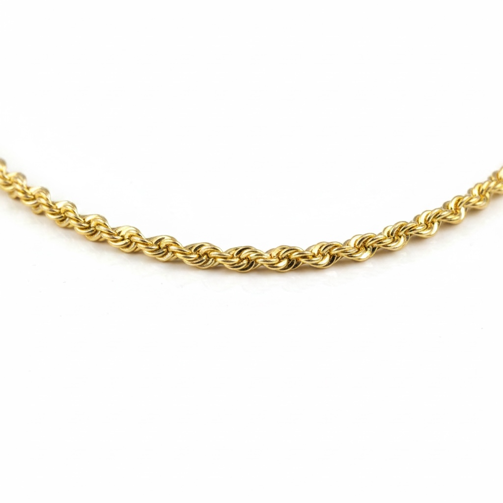 Cordão baiano | corrente banhada a ouro 18K | 60cm