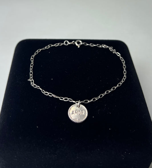 PULSEIRA PRATA AMOR