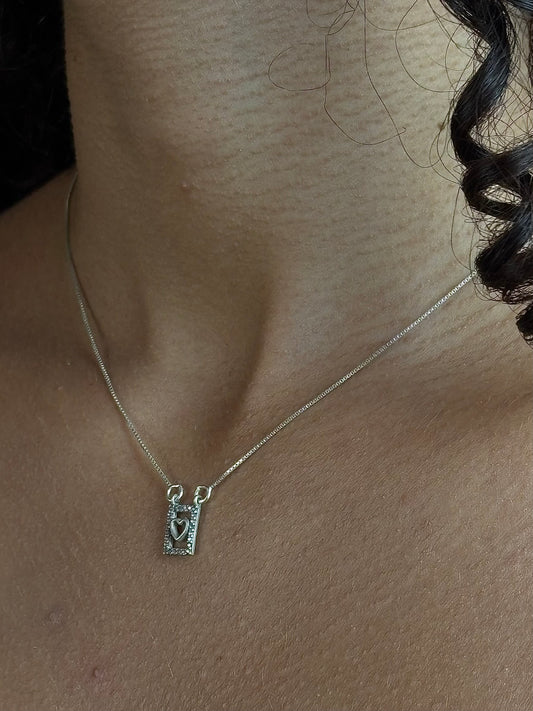 Escapulário De Prata Fé 70CM