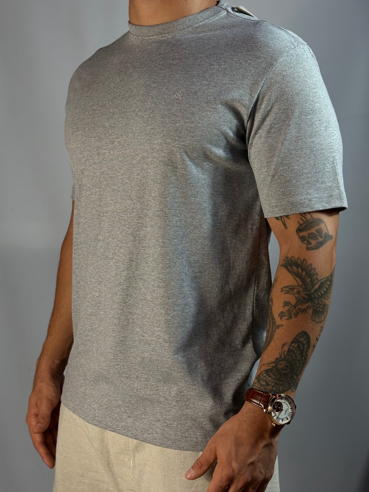 T-Shirt X | Algodão Tradicional - Cinza
