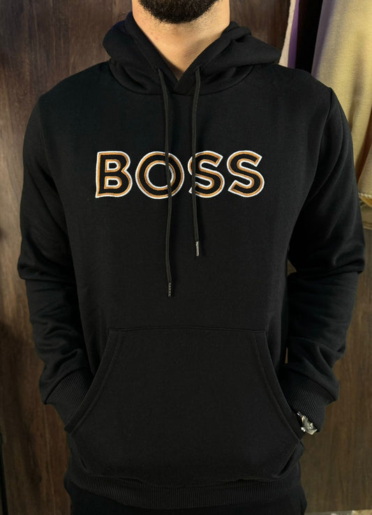 Moletom BOSS | 3 CABOS Hoodie Classic Essential - Midnight Black