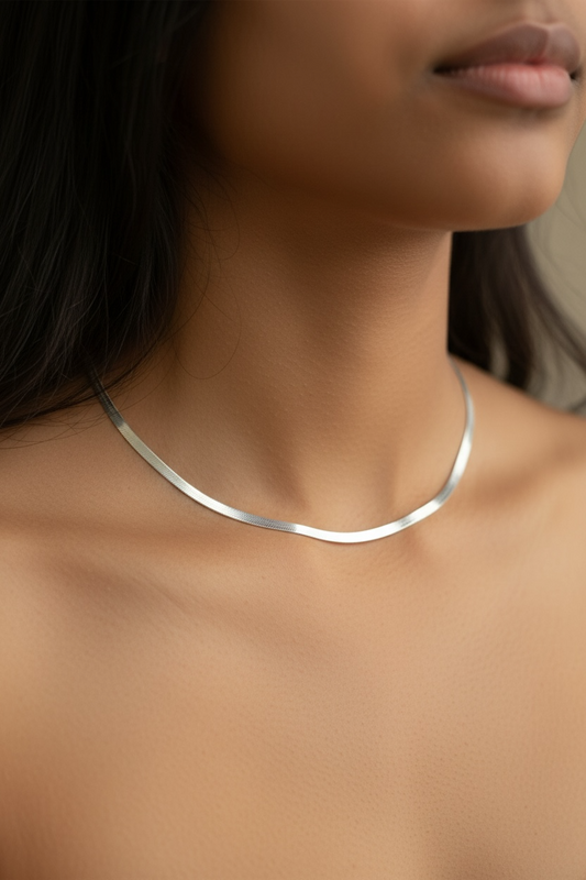 Corrente Herringbone Prata 925 italiana