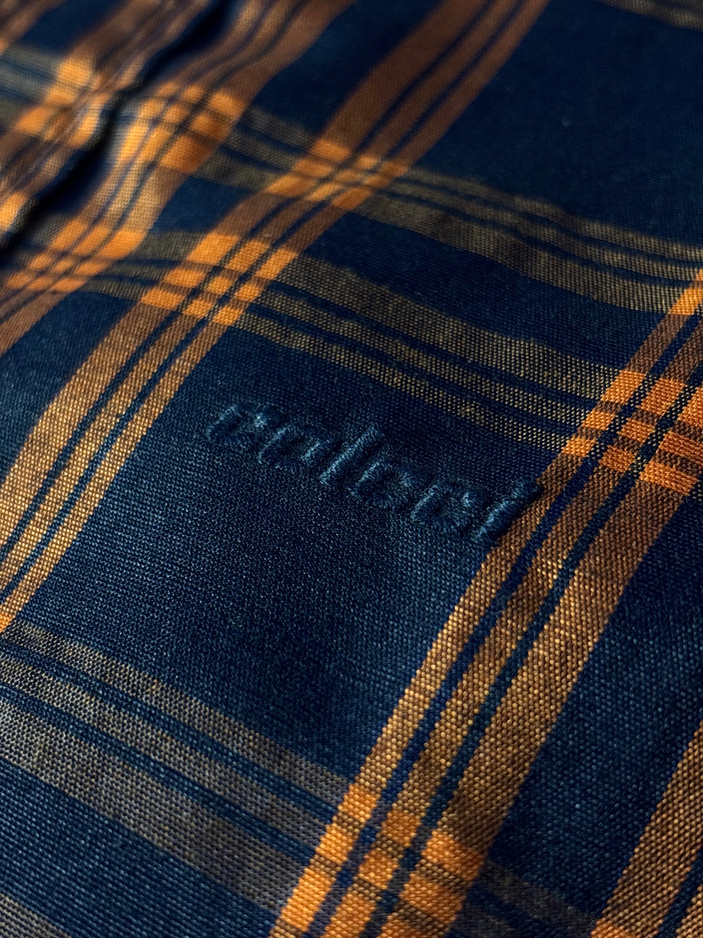 Camisa CCI | Casual - Blue Marine & Orange