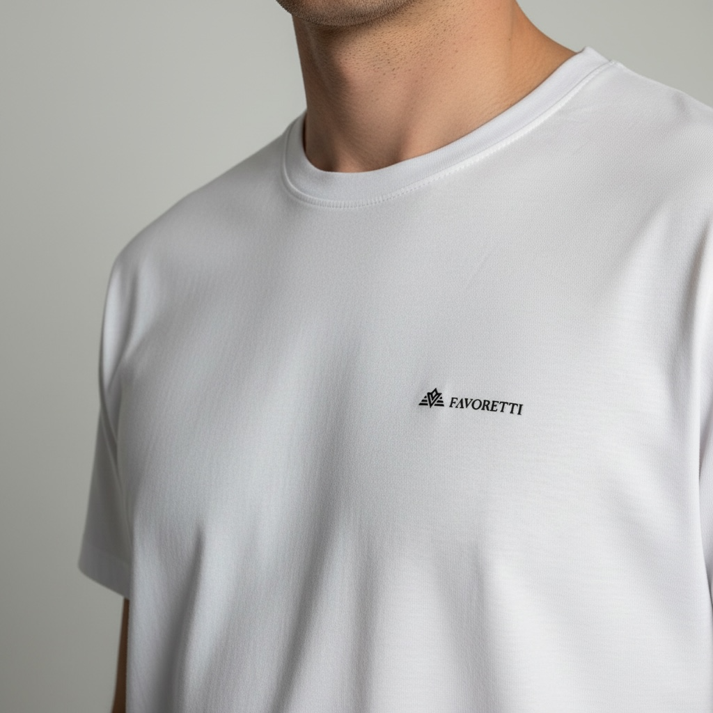 T-Shirt Favoretti | Cotton Fav - Alto Relevo Nuvem