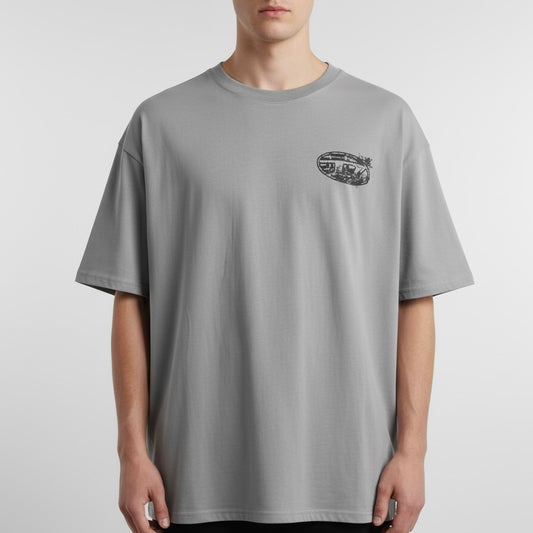 Camiseta Diesel | Oversized - Cinza