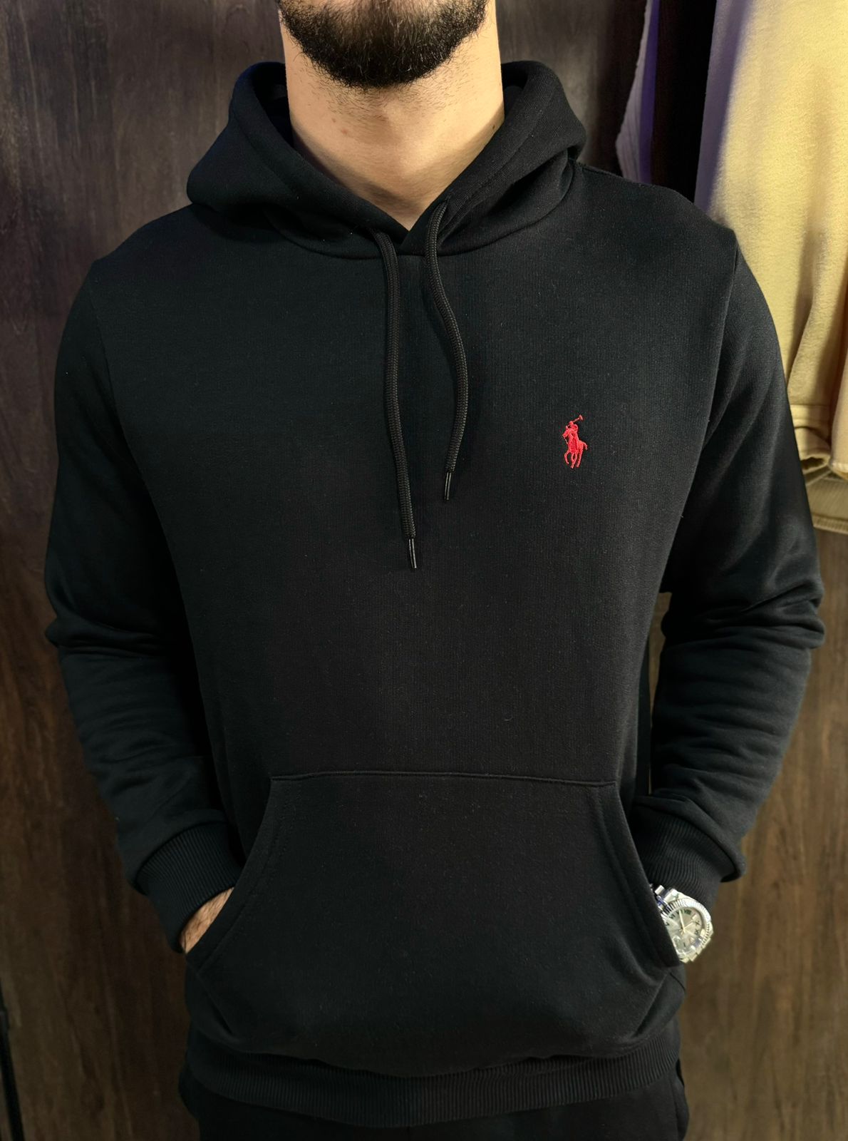 Moletom Polo Ralph Lauren | 3 CABOS Hoodie Classic Essential - Midnight Black