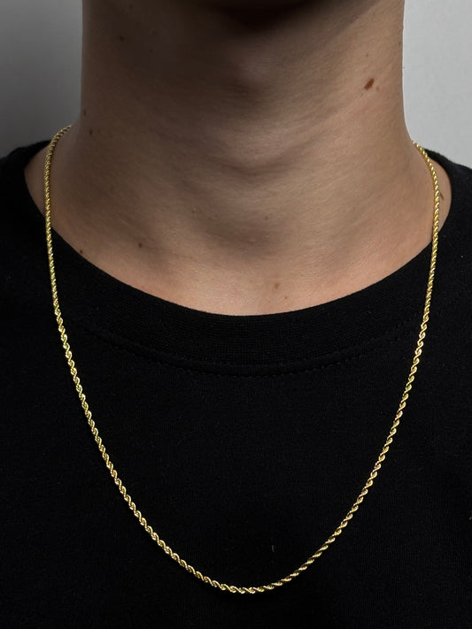 Cordão baiano | corrente banhada a ouro 18K | 60cm