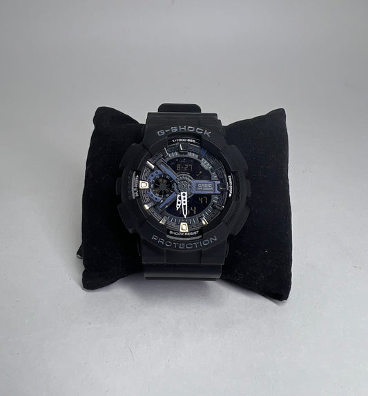 RELÓGIO G - SHOCK PRETO FUNDO AZUL