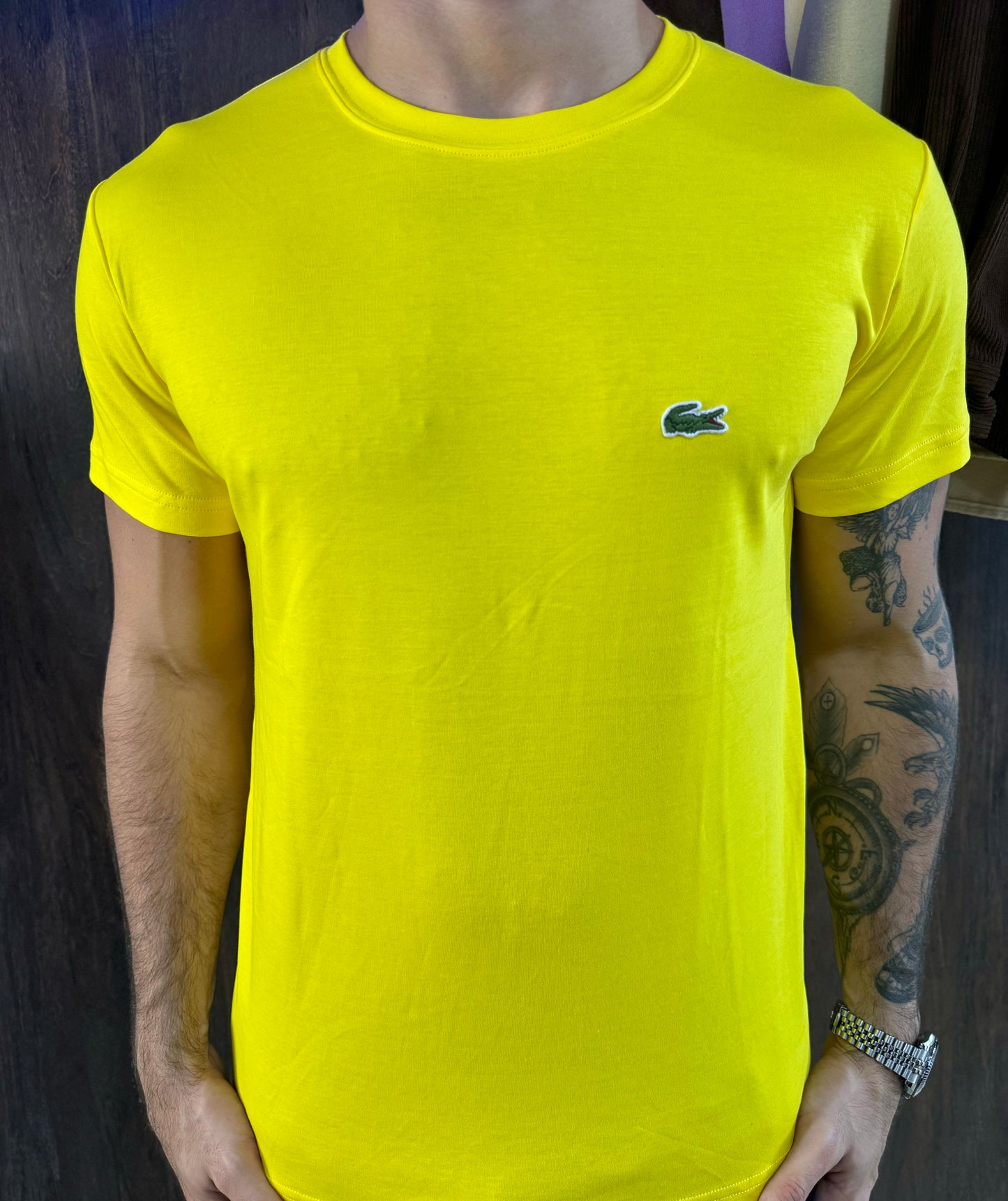 Peruana LACOSTE | Linha Luxo - PURE CLASSIC Solar Gold