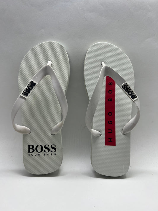 SANDÁLIA HUGO BOSS BRANCA