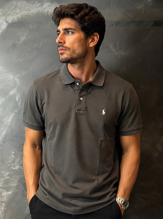 Camisa Polo Ralph Lauren Cinza