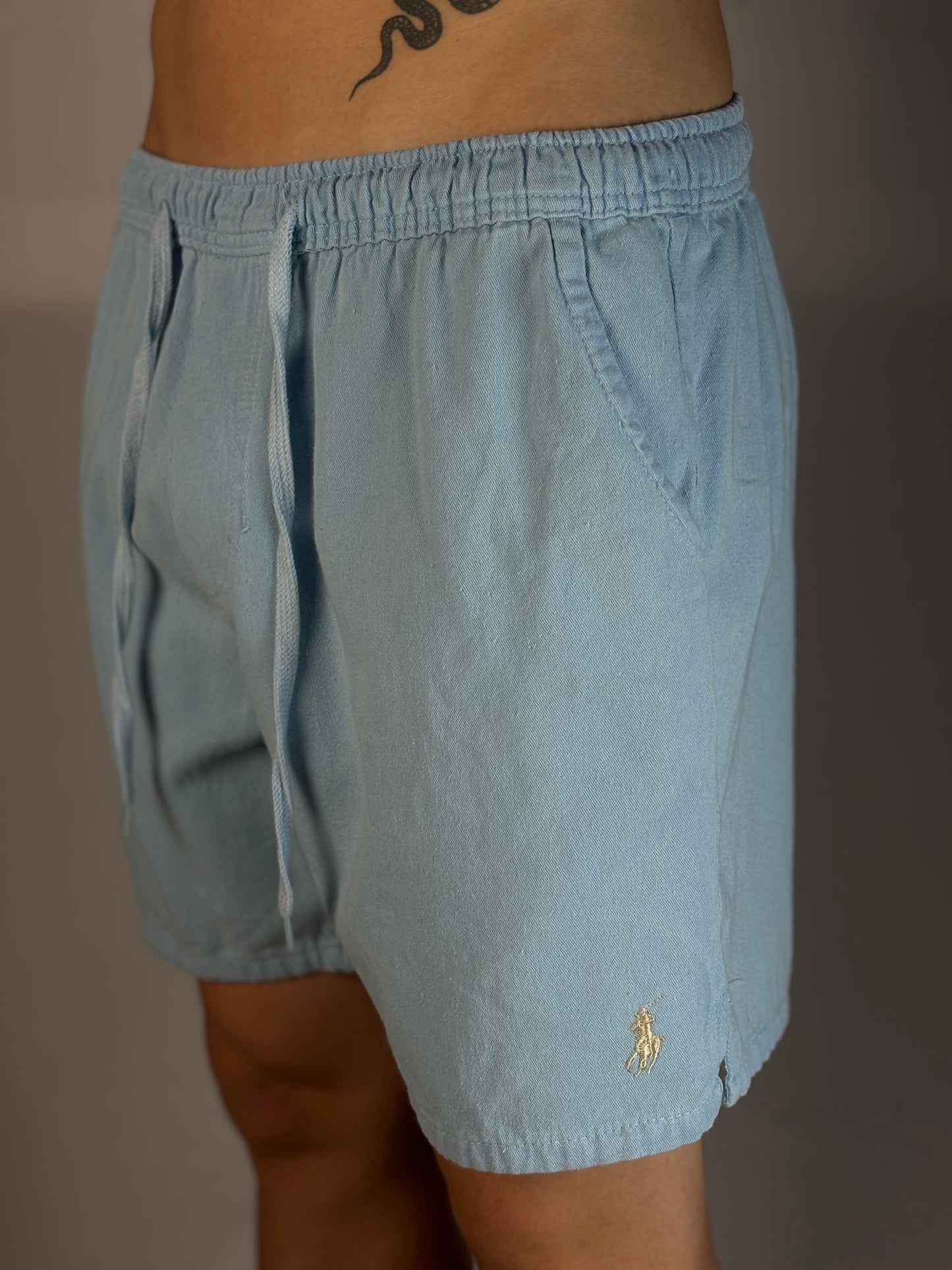 Short Casual Polo Ralph Lauren | Sarja natural Flow - Sky Blue