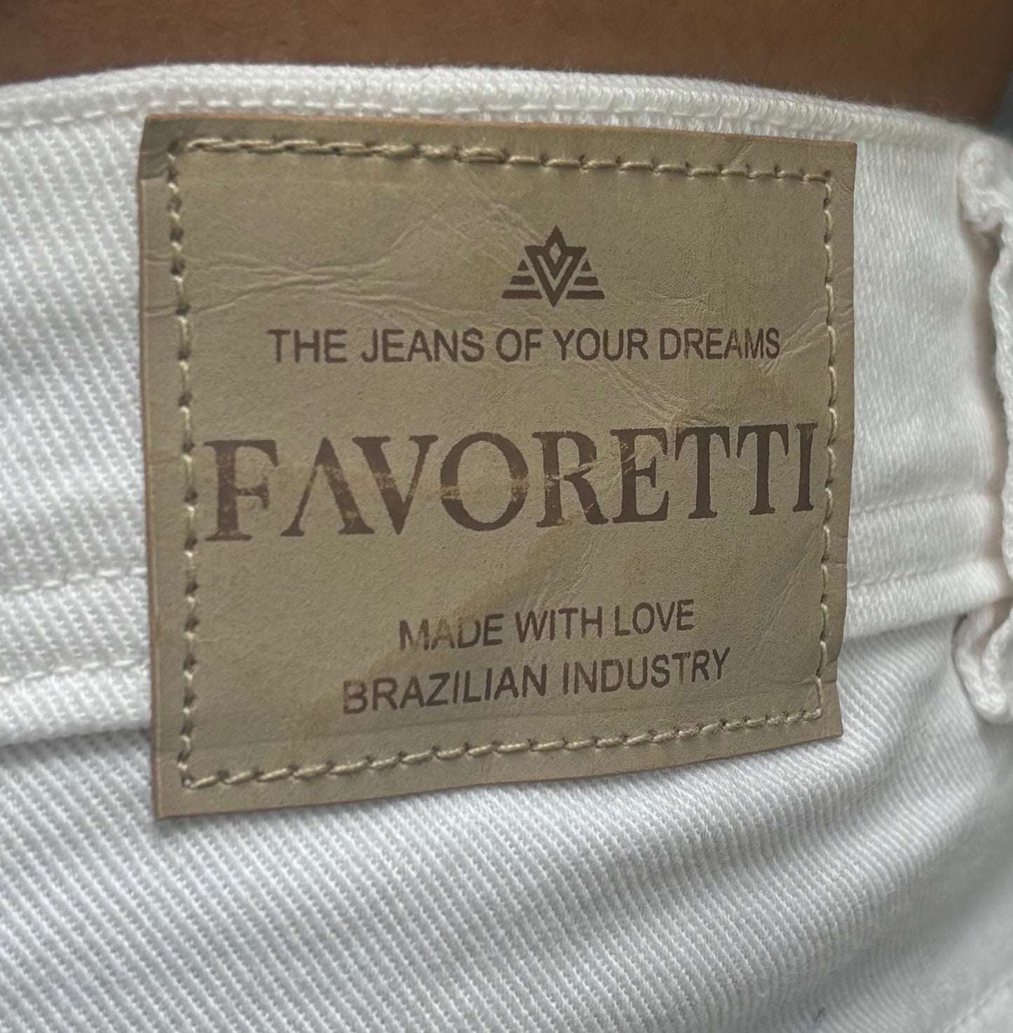 Calça Sarja Favoretti | Slim Fit Elite Twill