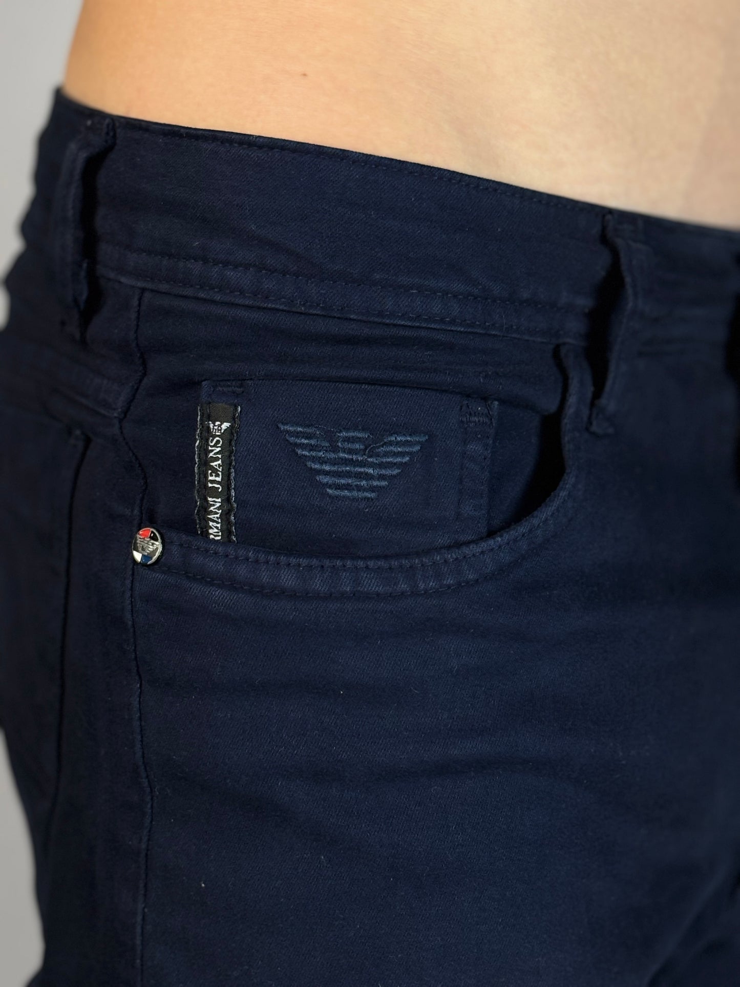 Calça Jeans Armani | Skinny - Azul Marinho