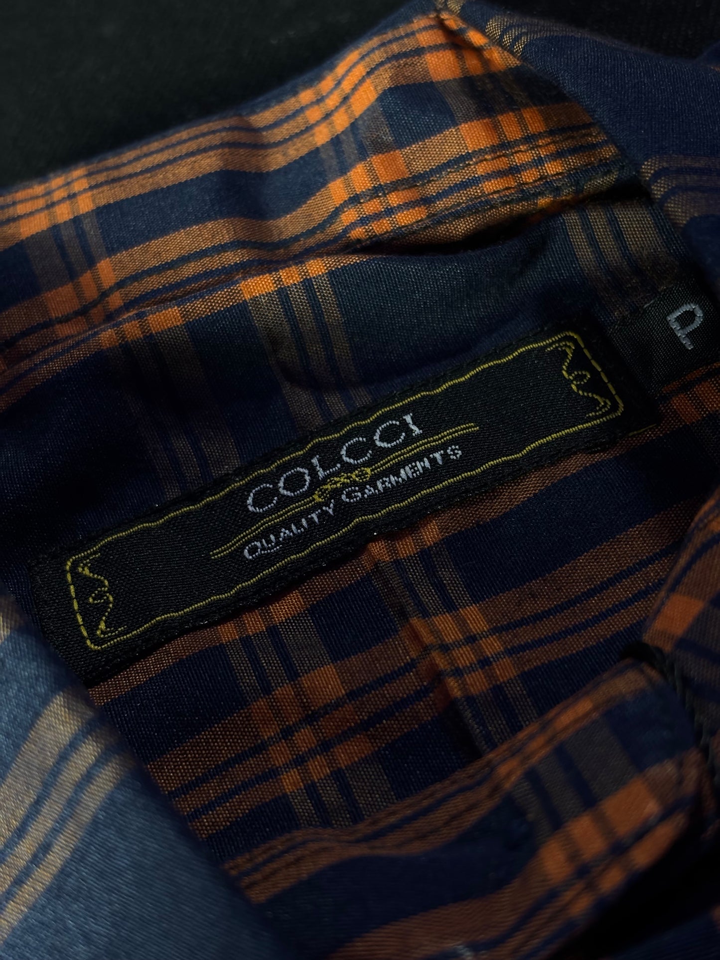 Camisa CCI | Casual - Blue Marine & Orange