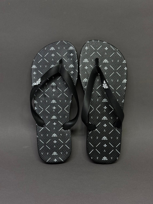 Sandália Favoretti | FlipFlop Pattern - Preta