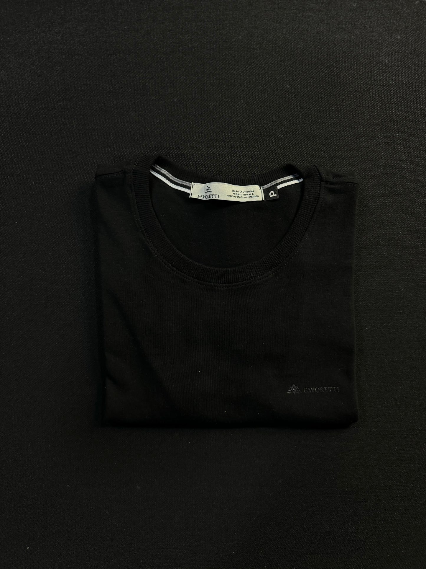 T-Shirt FAVORETTI | Drop Essenza - Black Onyx