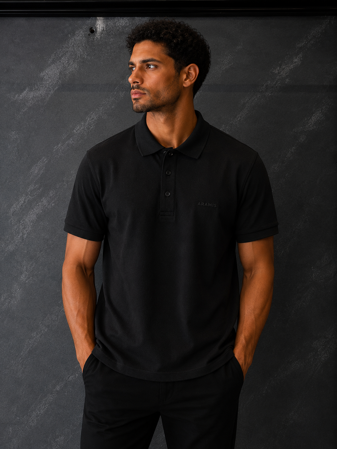 Camisa Polo Aramis Preta