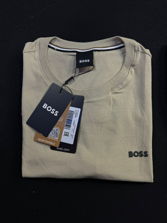 Camiseta Hugo Boss | Pima Cotton - Creme