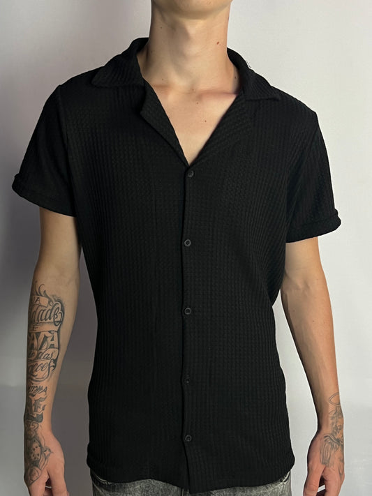 Camisa Outhem | Casual Tricot - Black