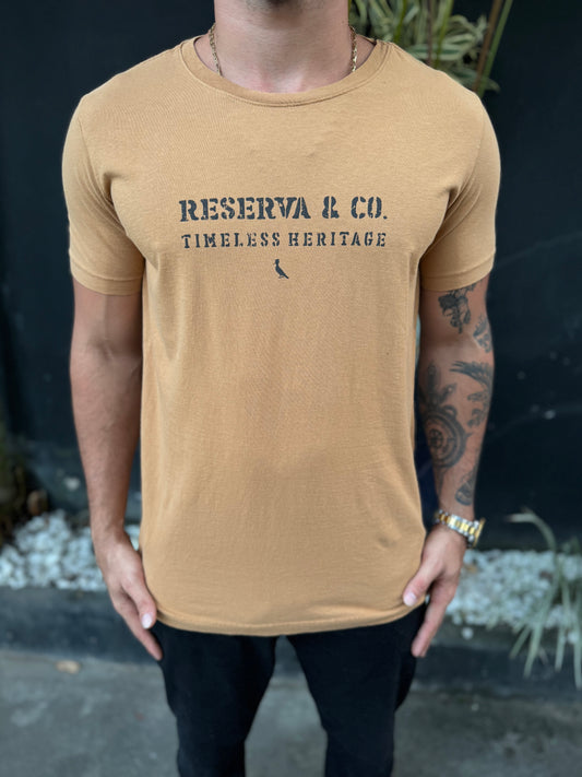 CAMISETA RESERVA - Laranja Destonado