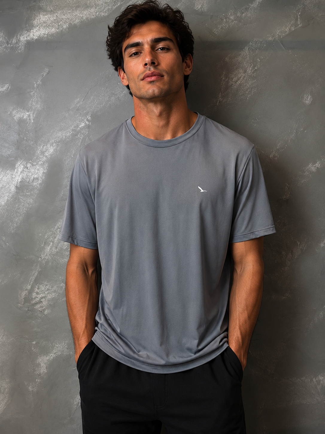 Camiseta Yacht Dry Level Cinza Claro