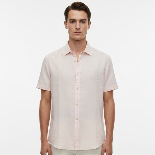 Camisa X | Casual Viscolinho - Light Pink