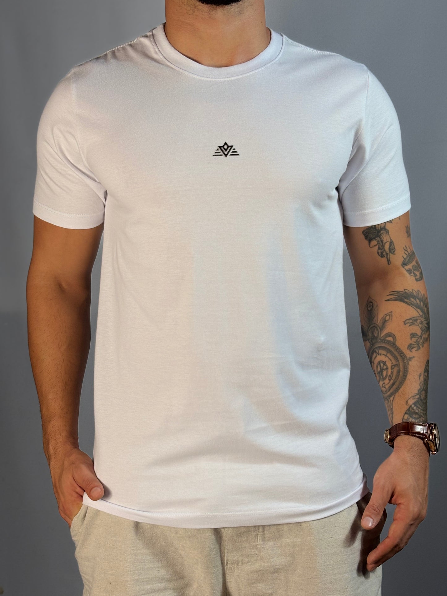 T-Shirt Favoretti | Cotton Fav - Icon Branca
