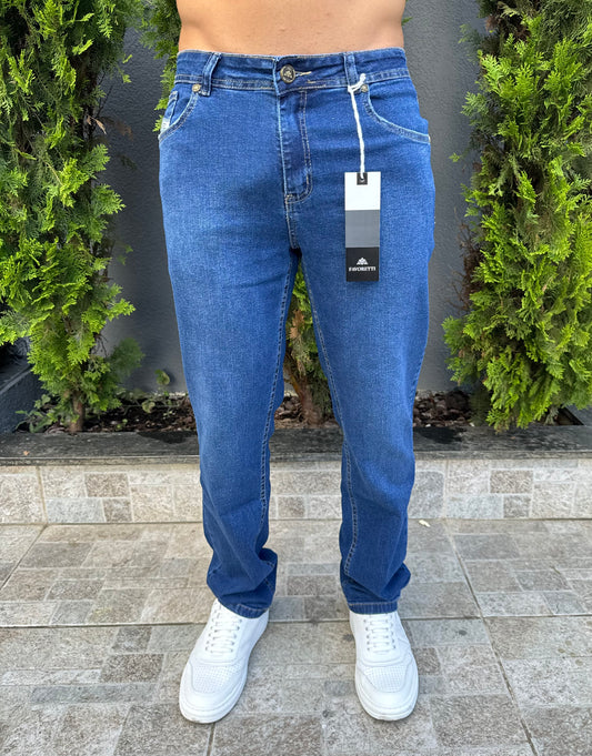 Calça FAVORETTI | Reta - Índigo Favø