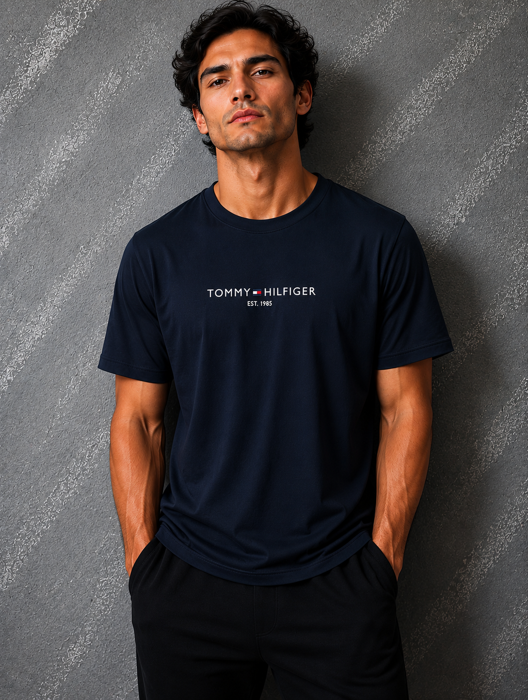 T-Shirt Tommy | Special Tee Super Cotton Pima - Azul Marinho