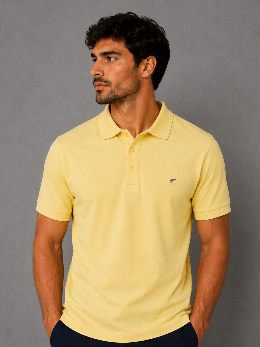 Camisa Polo Ellus Amarela