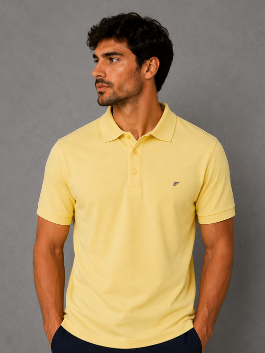 Camisa Polo E Amarela