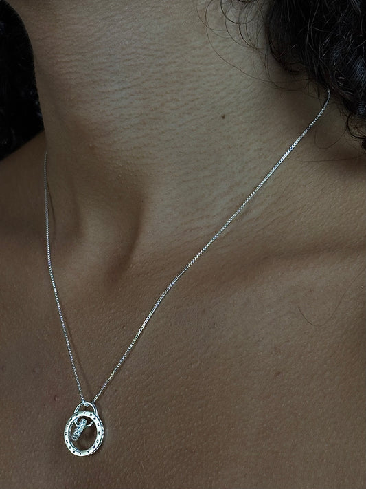 Corrente Prata Pandora Stars Club 45Cm