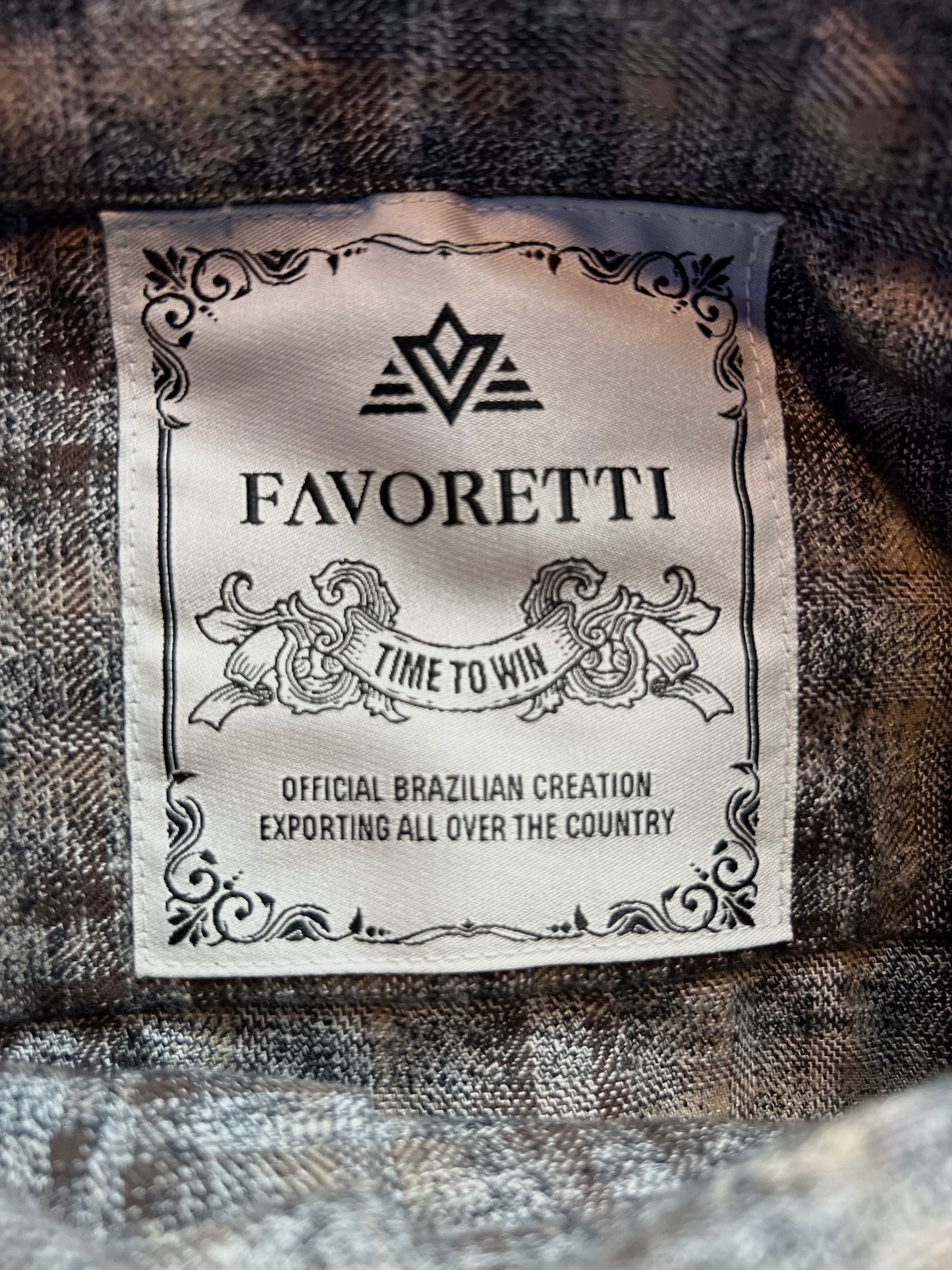 Camisa Favoretti Xadrezfav Vintage Drop 1