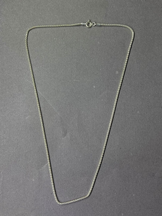 Corrente Rope Slim Prata 925 italiana