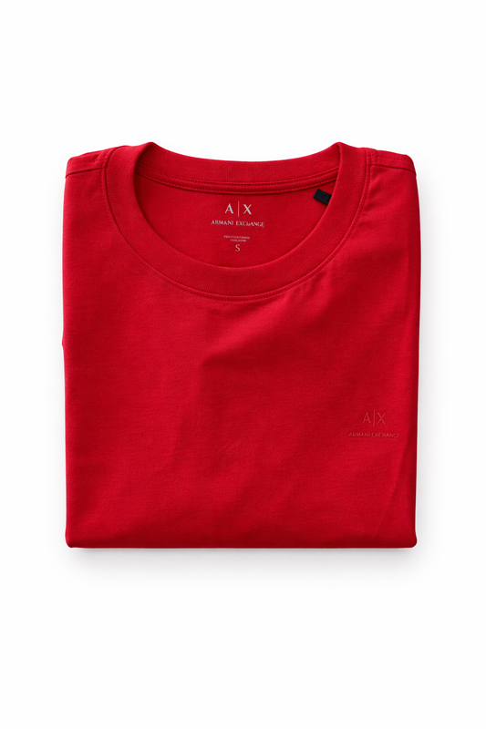 T-Shirt Armani Exchange | Special Tee Super Cotton Pima - Vermelho Ferrari